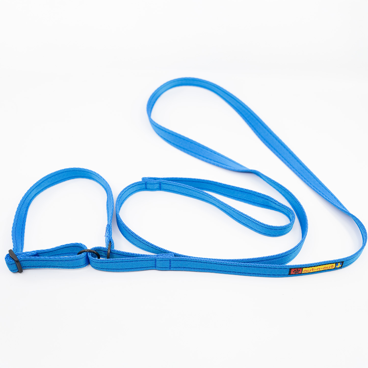 Adjustable all-in-one leash Electric Blue