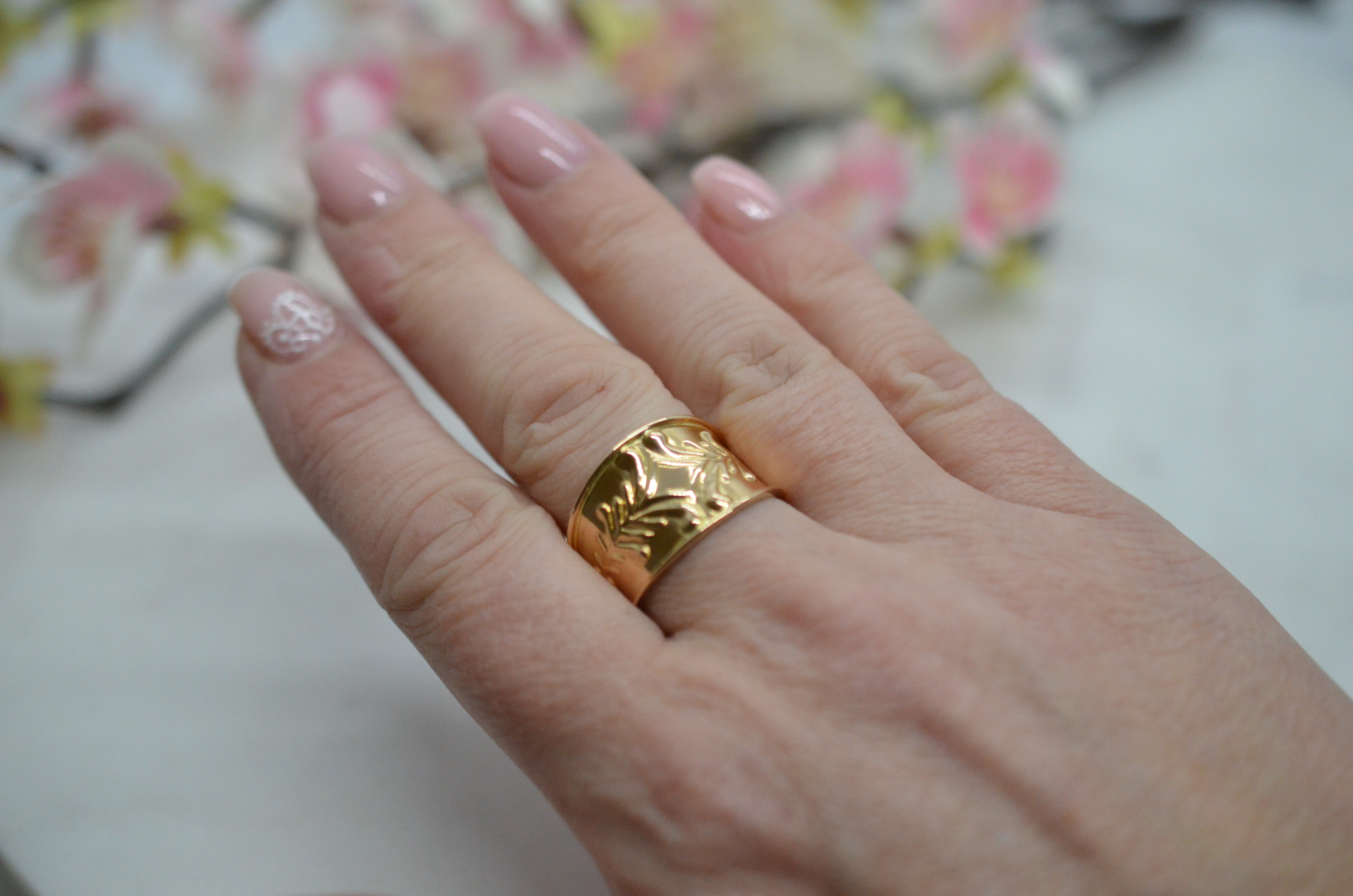 Vintage 18k gold ring  - 3