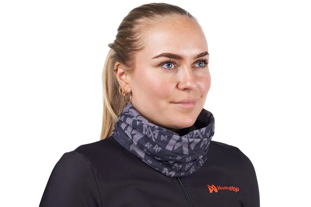 Non-Stop Dogwear Multischal - Grau/Schwarz