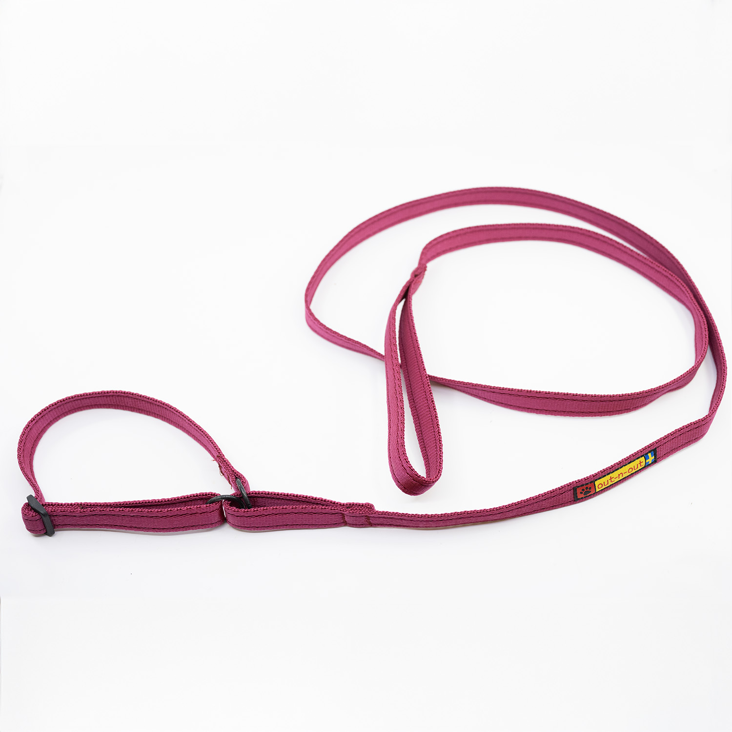 Adjustable all-in-one leash Old pink