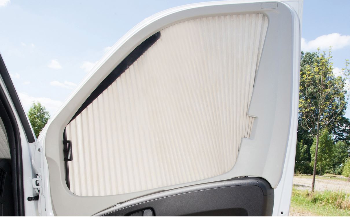 Invändig Mörkläggningsgardiner Remi front IV  Ford Transit 2019> , ej till driver assist - 2