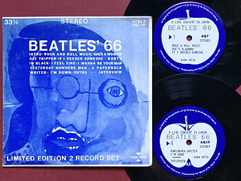 BEATLES – Beatles ´66 Live concert Japan USA 2xEP 1977