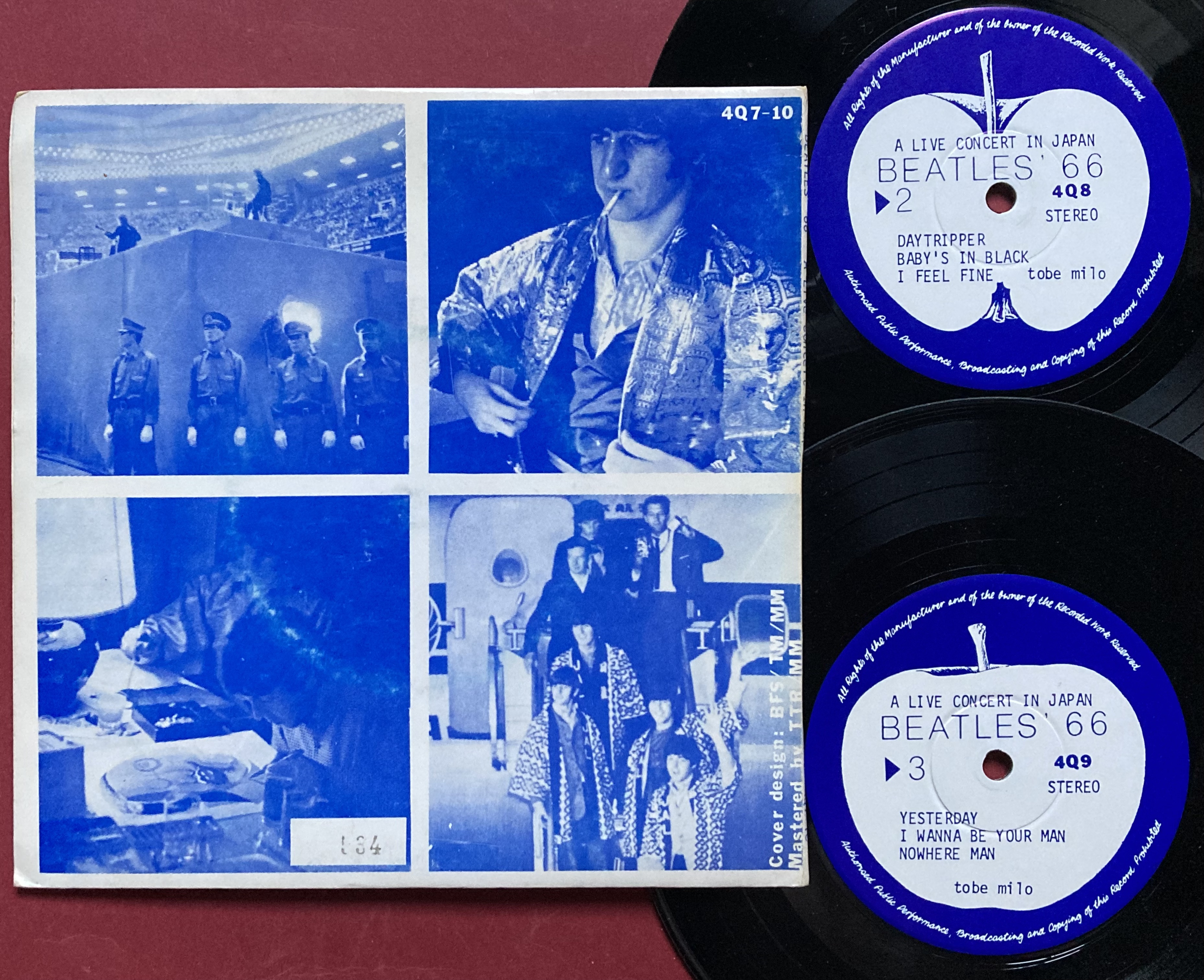 BEATLES – Beatles ´66 Live concert Japan USA 2xEP 1977 - 2