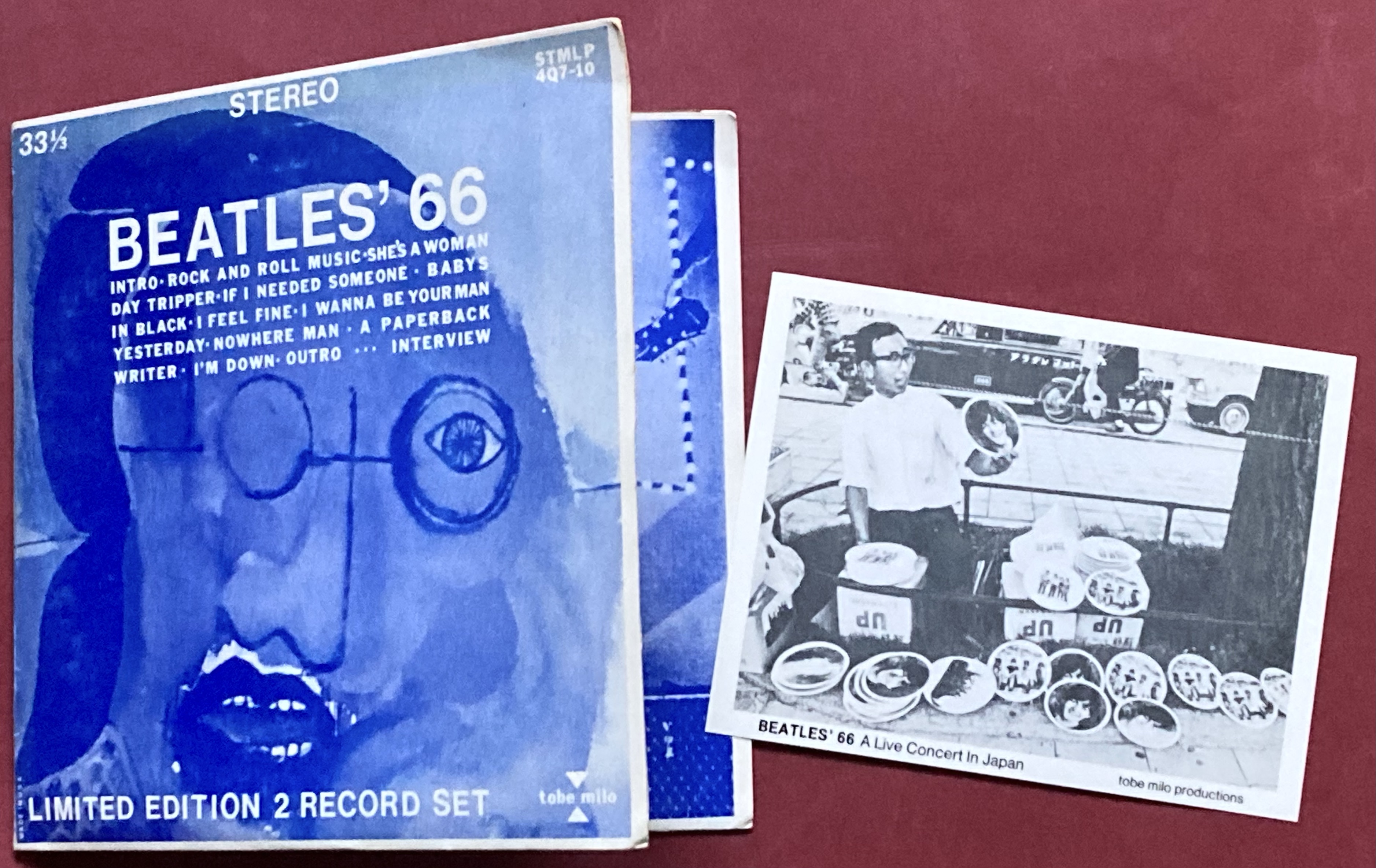 BEATLES – Beatles ´66 Live concert Japan USA 2xEP 1977 - 4
