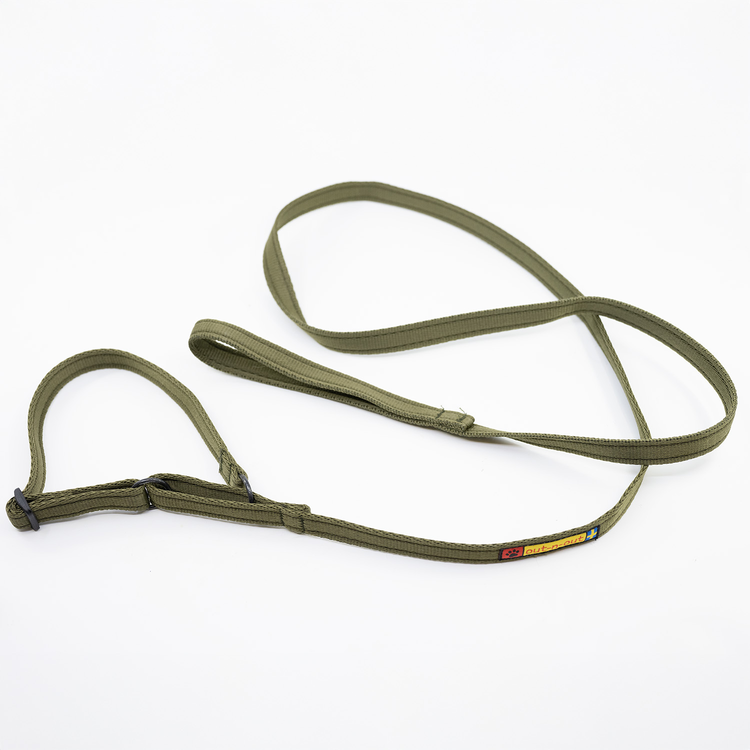 Adjustable all-in-one leash Olive