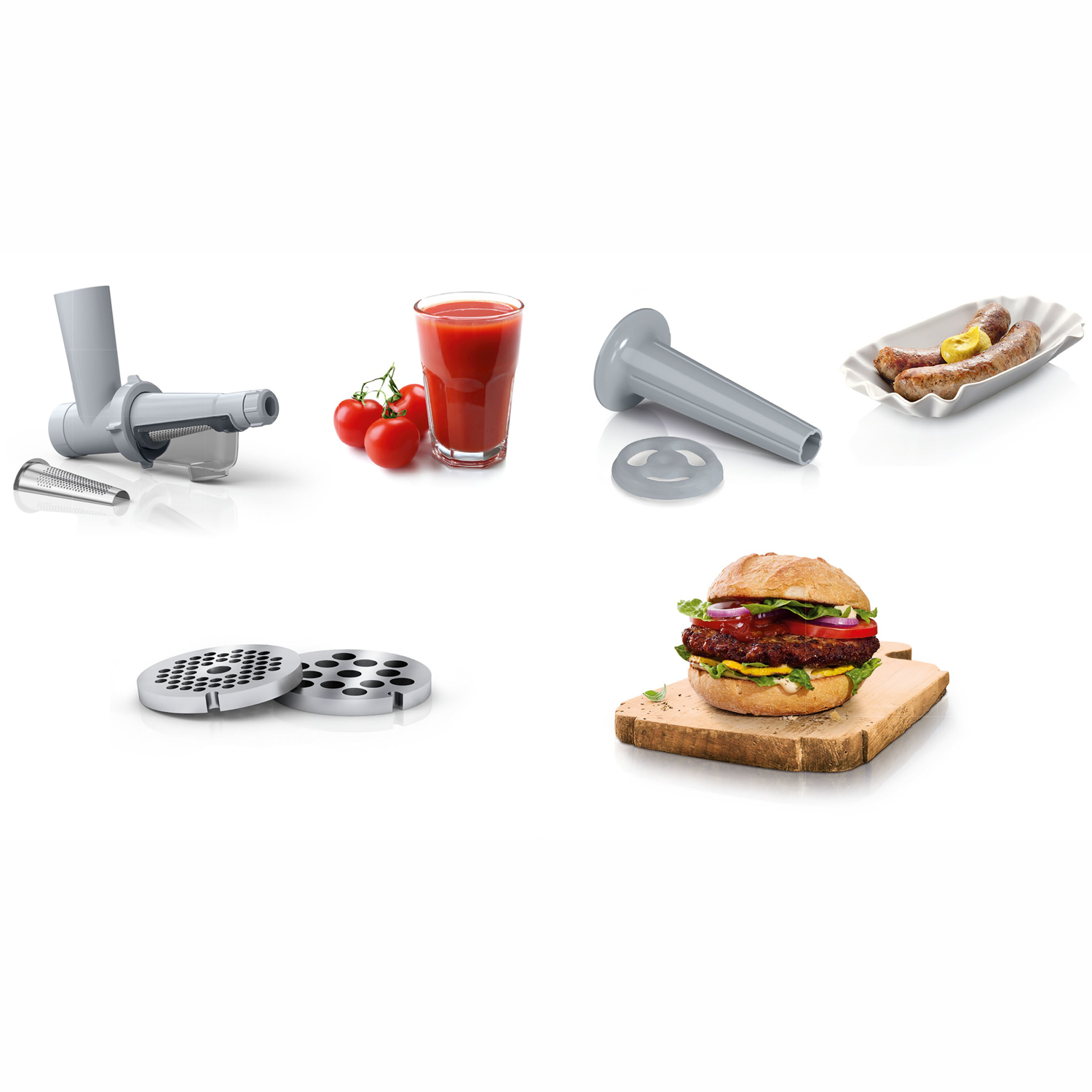 Köttkvarn MFW2515W 1500W Inkl frukt&juice press - 7