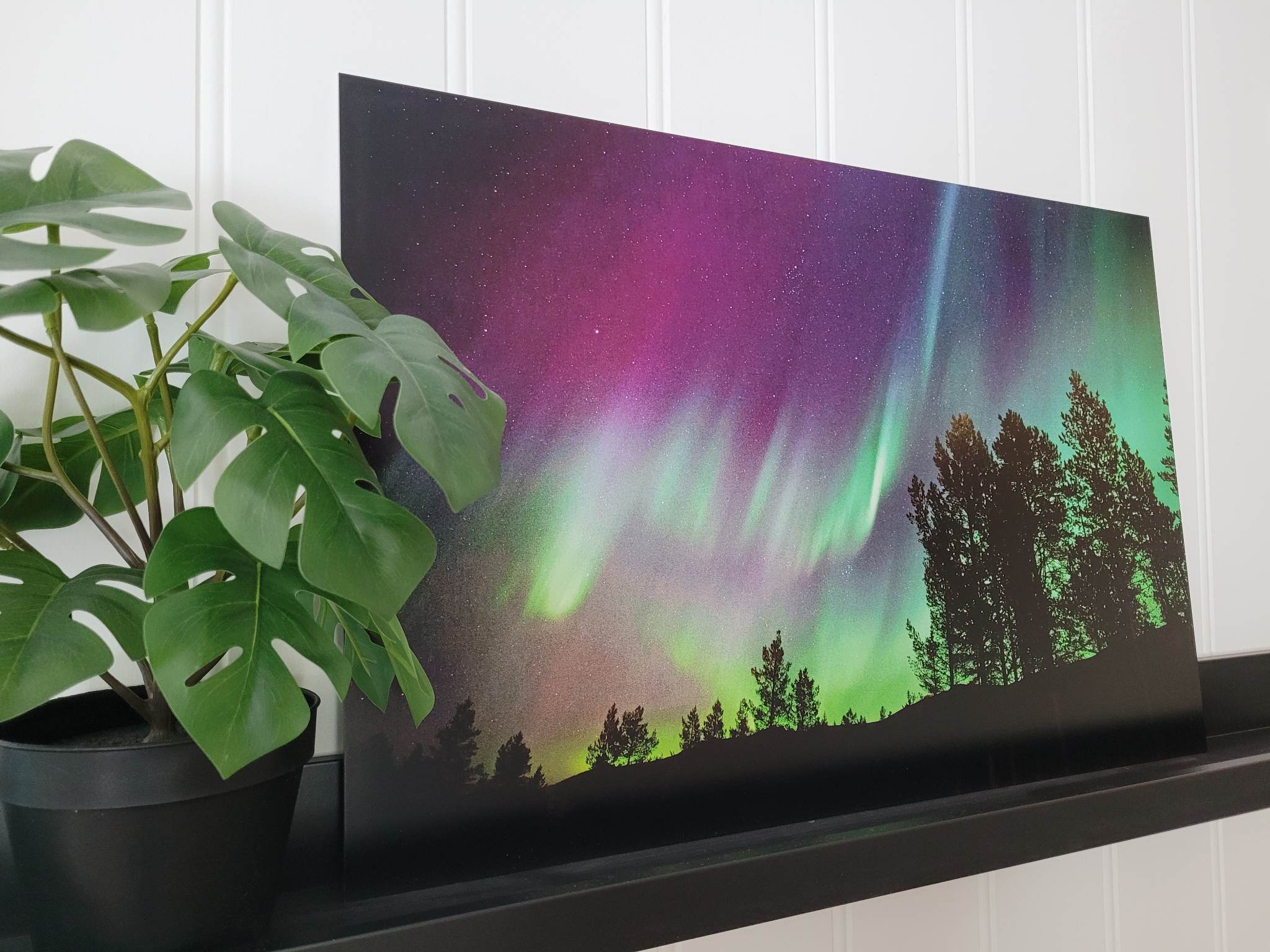 Nordlys II - Trykk på aluminiumsplate