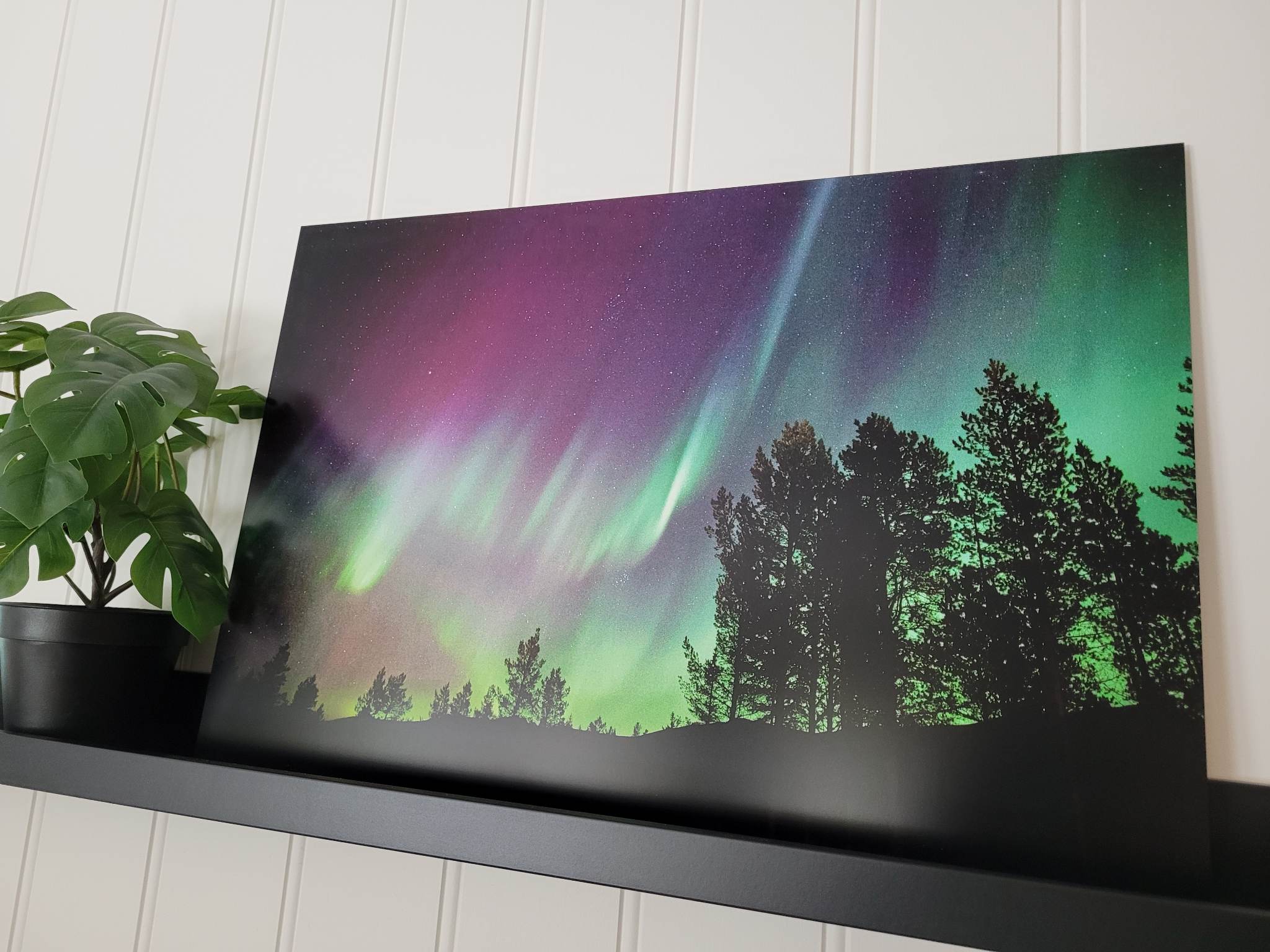 Nordlys II - Trykk på aluminiumsplate - 3