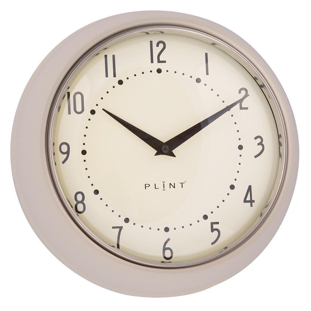 Wall clock, 50s, cream, PLINT