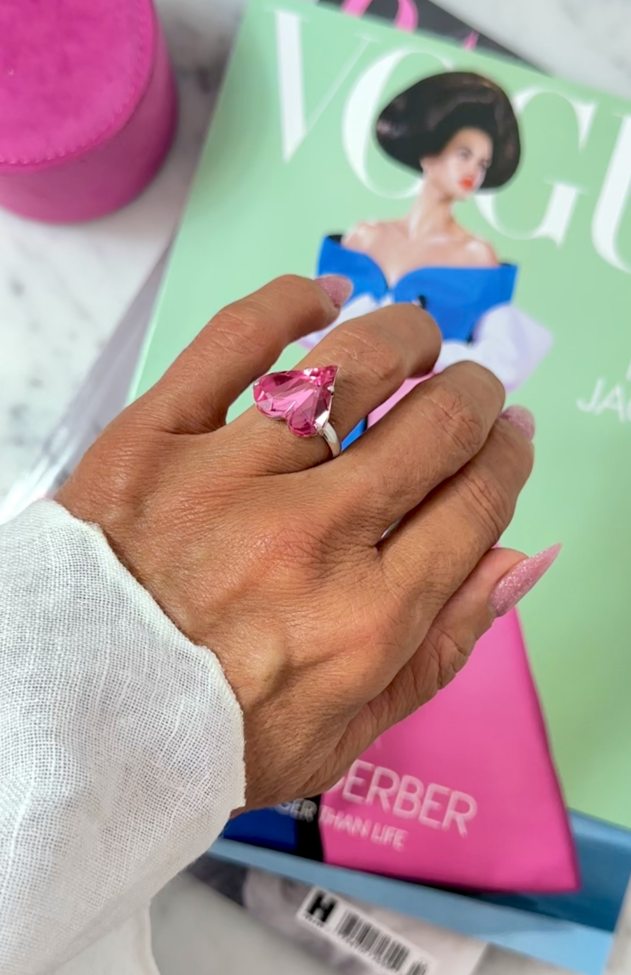 Ring Sweet Heart Rose Silver - 2