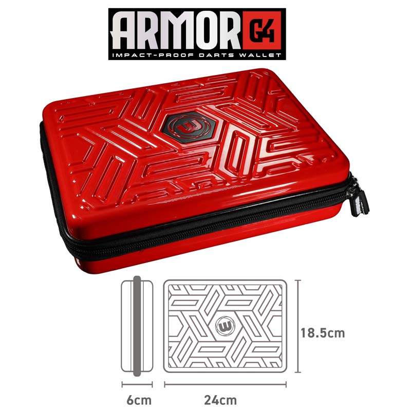 Winmau Armor G4 Red Dartcase - 2