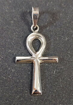 Ankh Kors hänge i silver