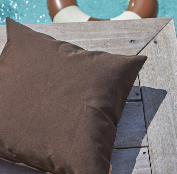 Outdoor Kuddfodral 45x45 cm Brun - 2