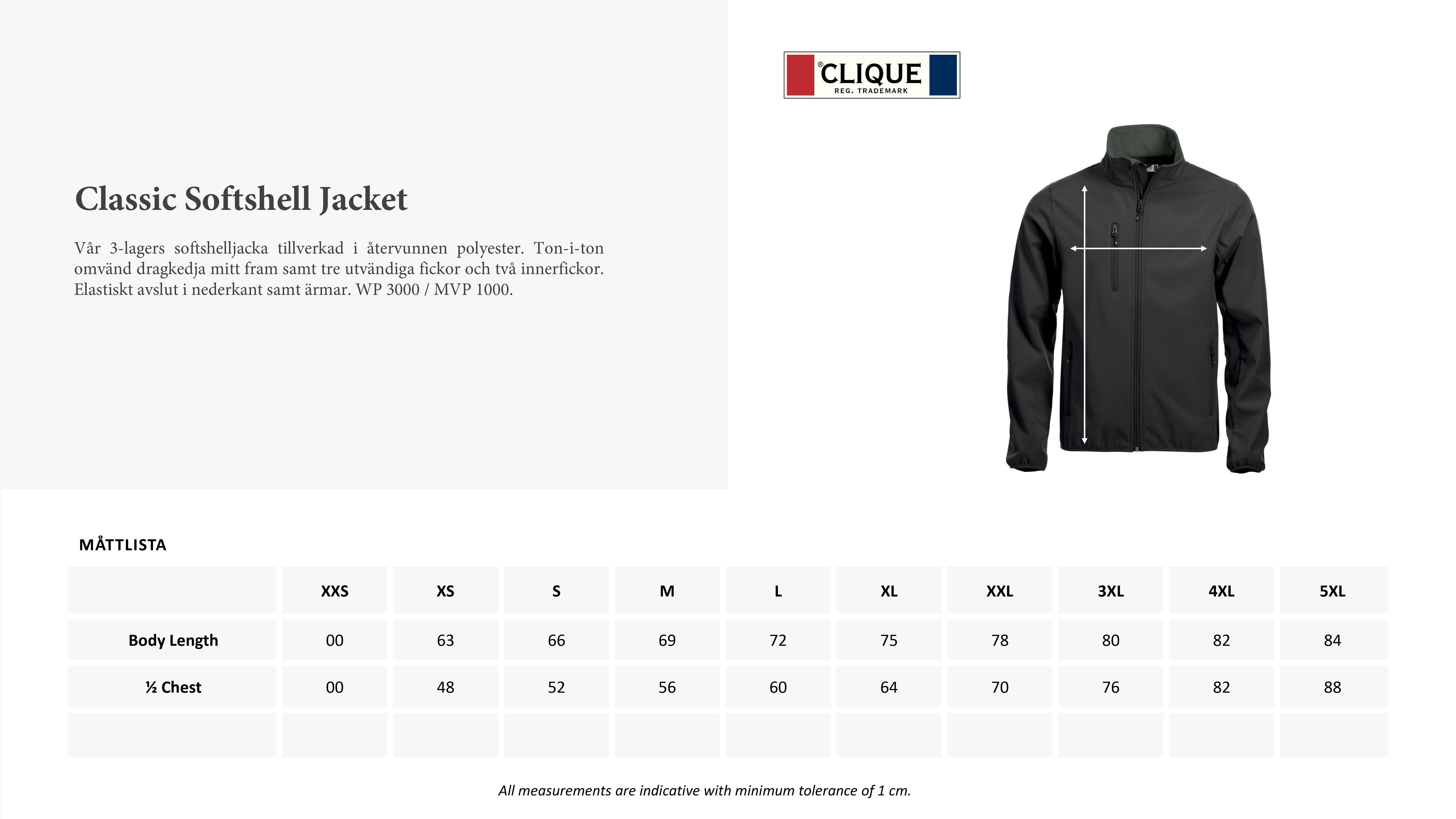 Jacka softshell herr Navy, vadderad - 4