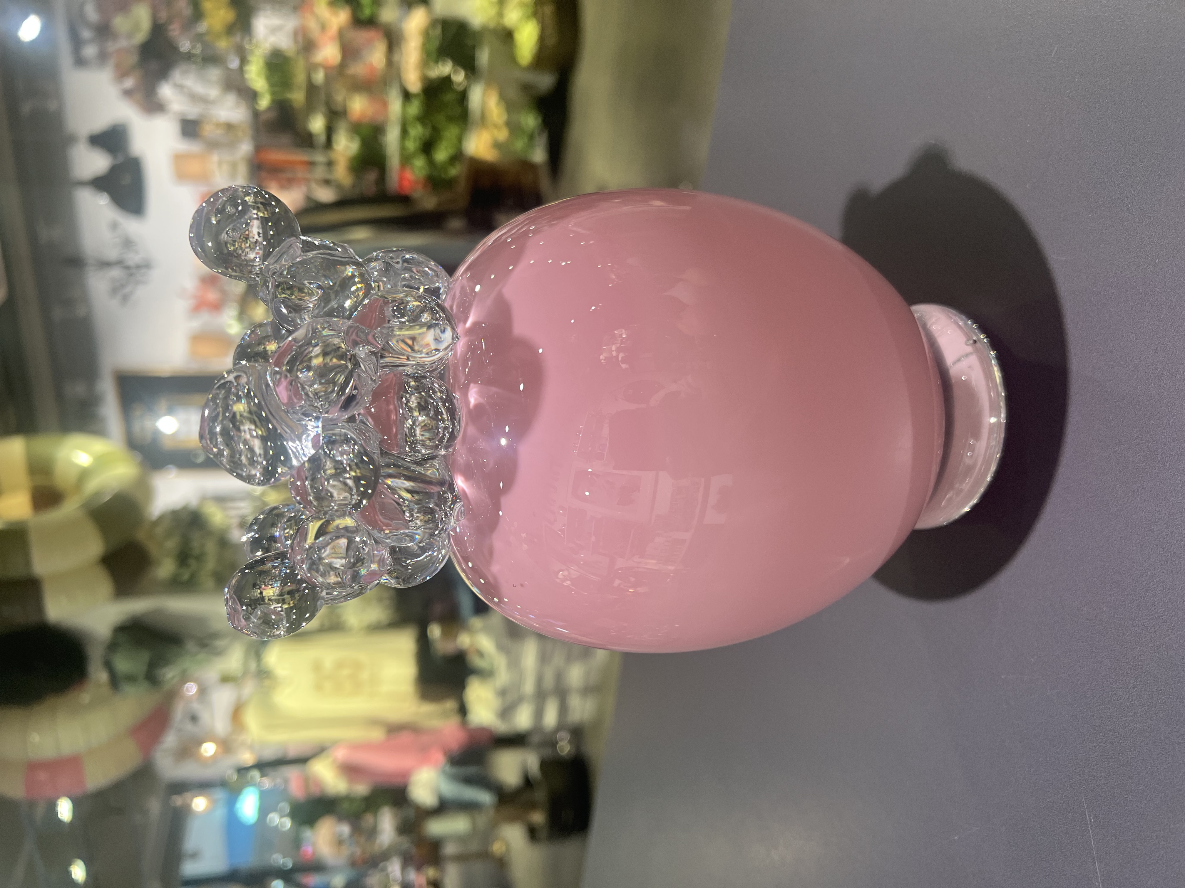 Handblåst Glasvas / Rosa  / Åsa Gårdebäck