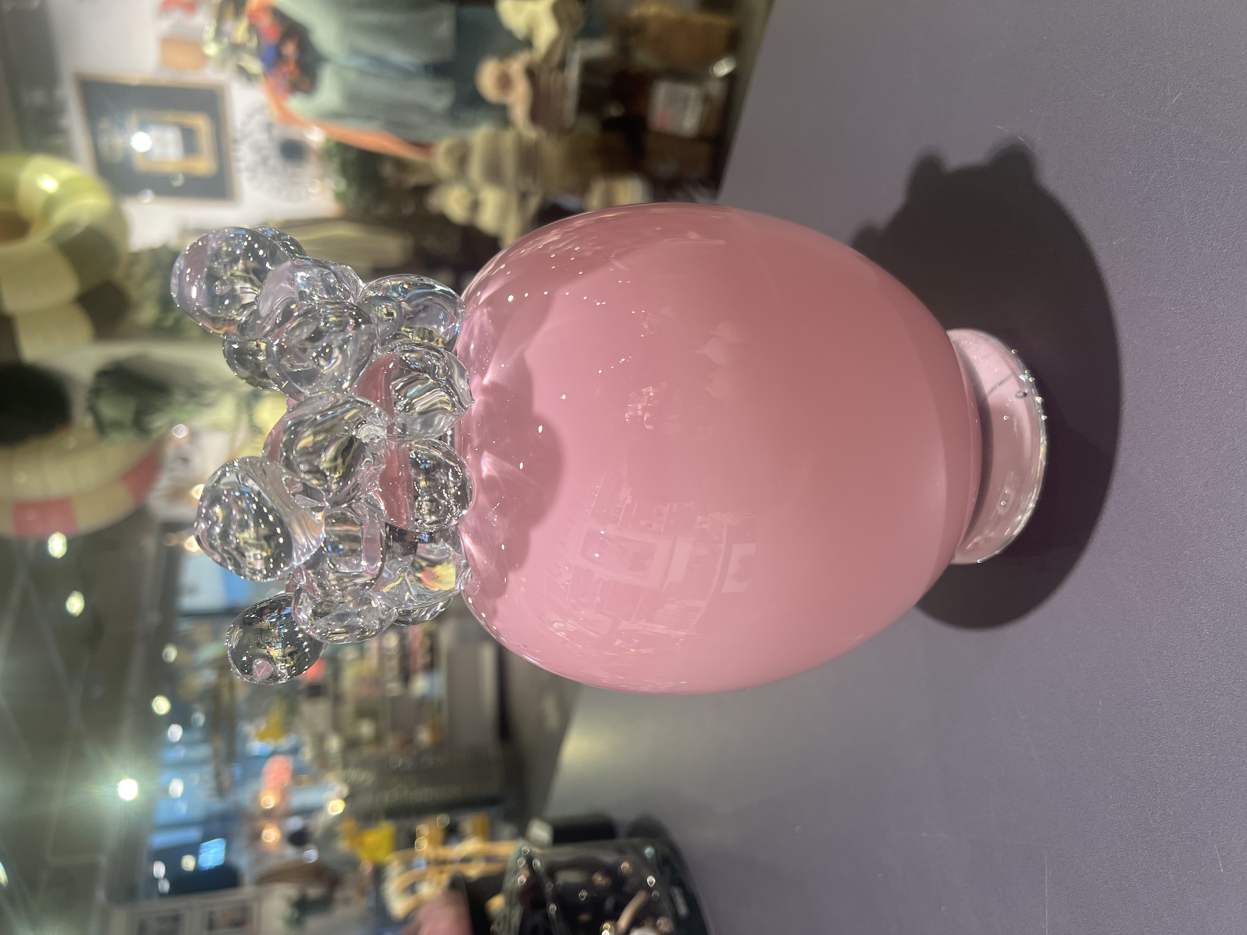 Handblåst Glasvas / Rosa  / Åsa Gårdebäck