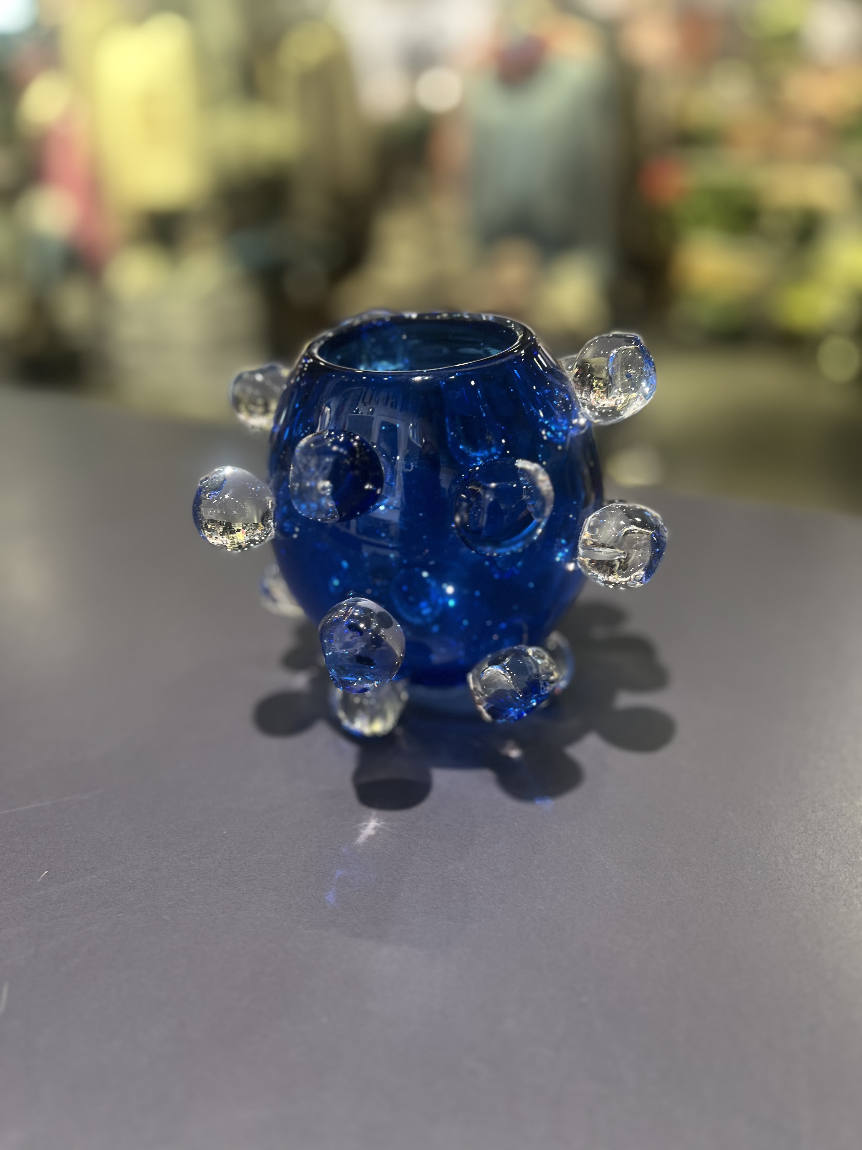 Handblåst Glasvas / RoyalBlå / Åsa Gårdebäck
