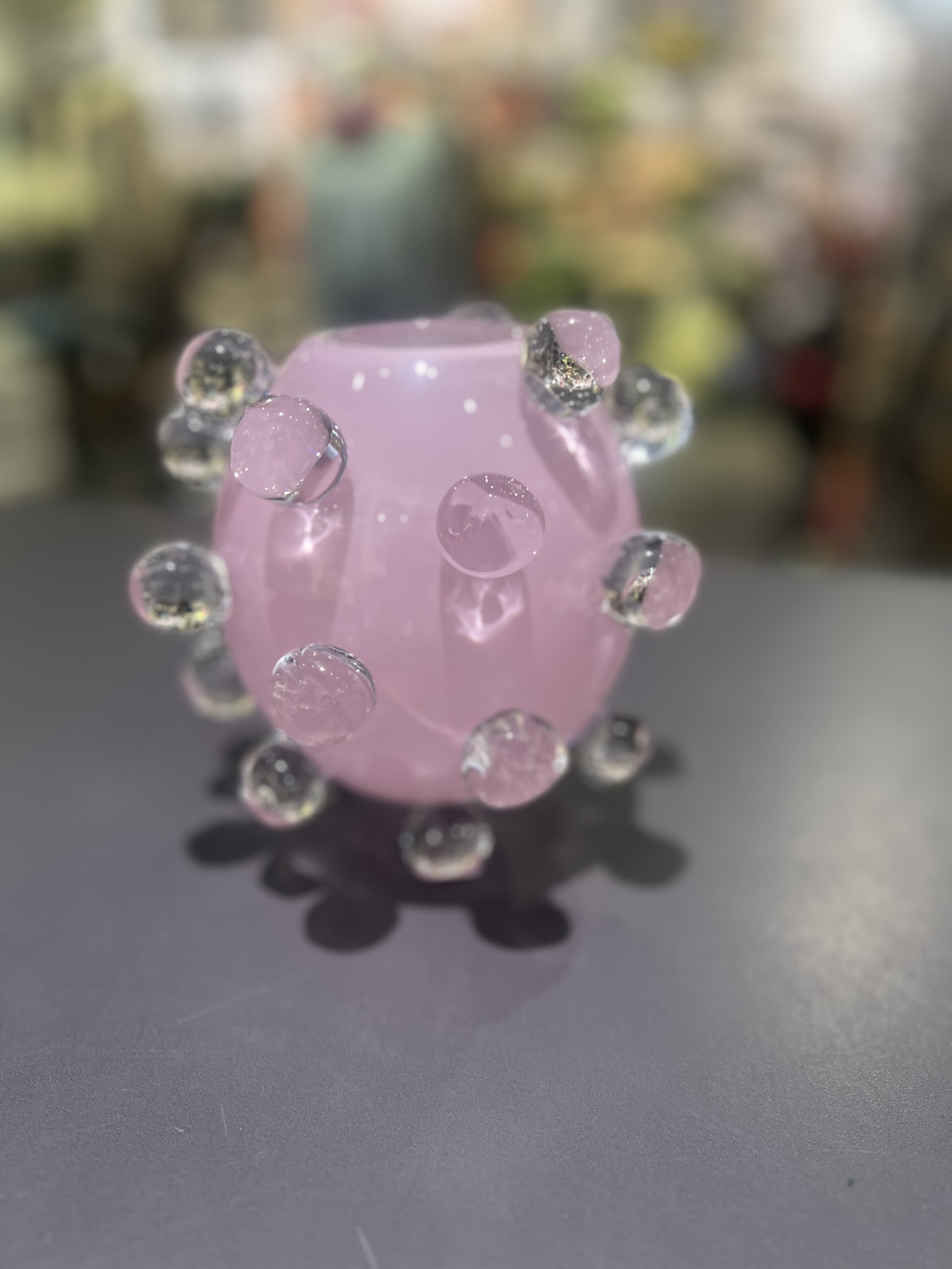 Handblåst Glasvas / Rosa  / Åsa Gårdebäck