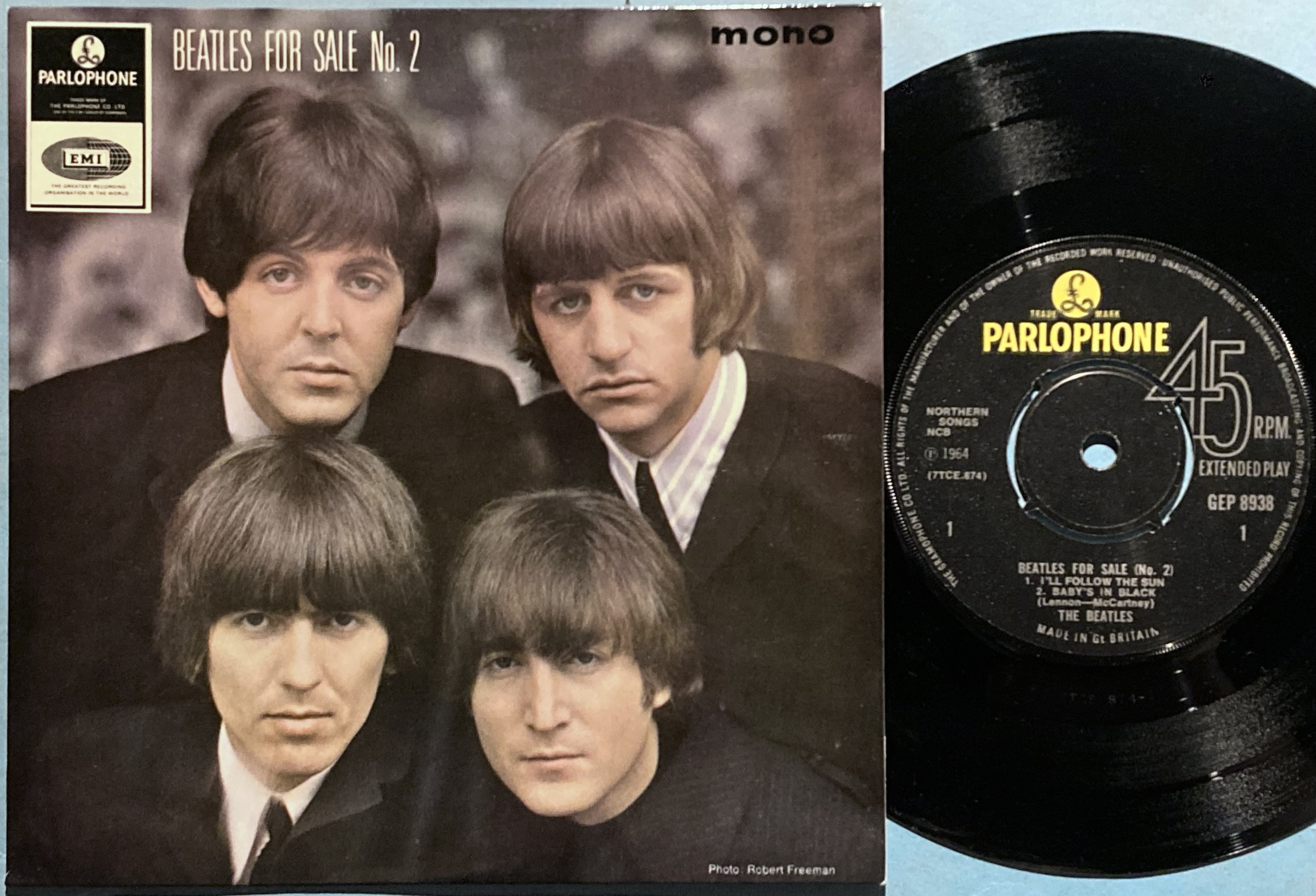 BEATLES - "For sale No. 2" UK EP 1965