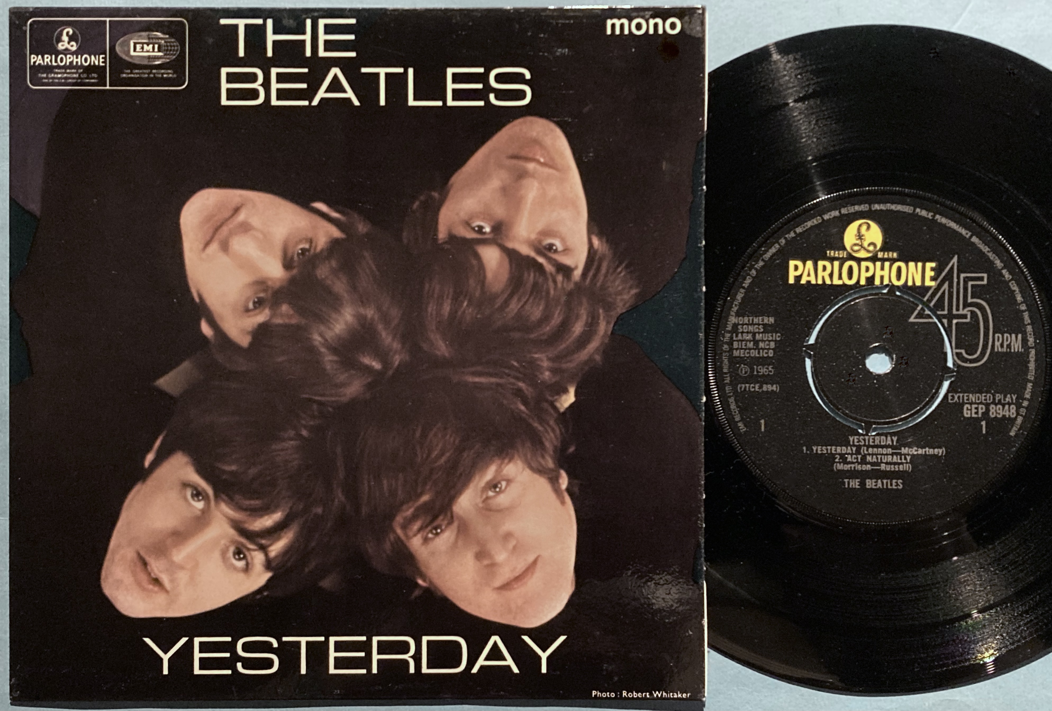 BEATLES - Yesterday UK EP 1966