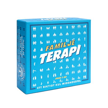 Familjeterapi -Spel i liten bekväm ask
