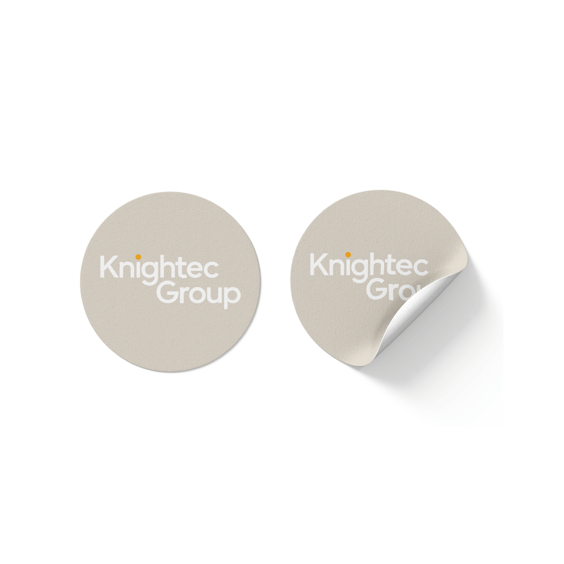 Stickers "beige" 30-pack