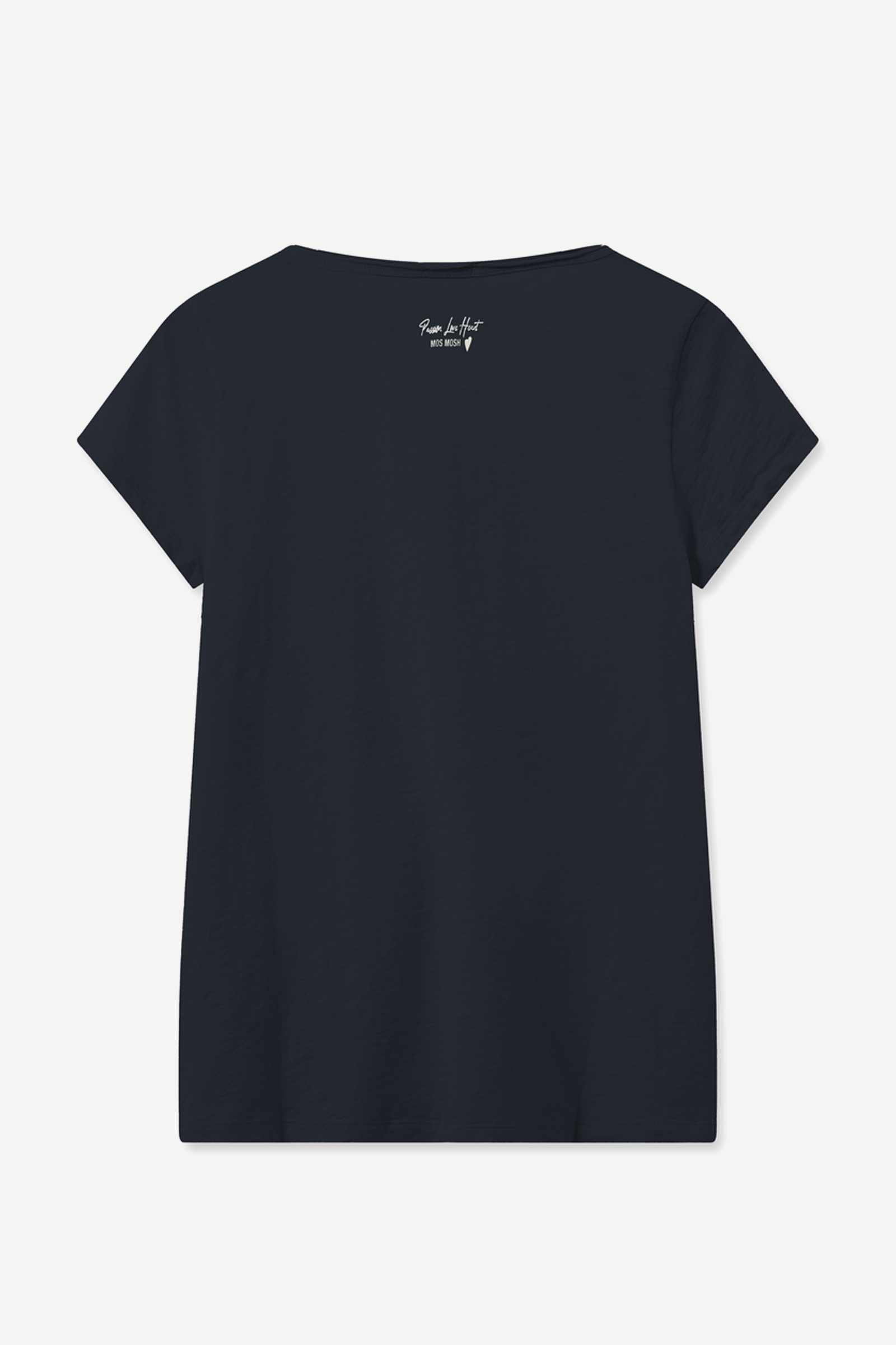 Mos Mosh Tulli V-neck Tee Navy - 3