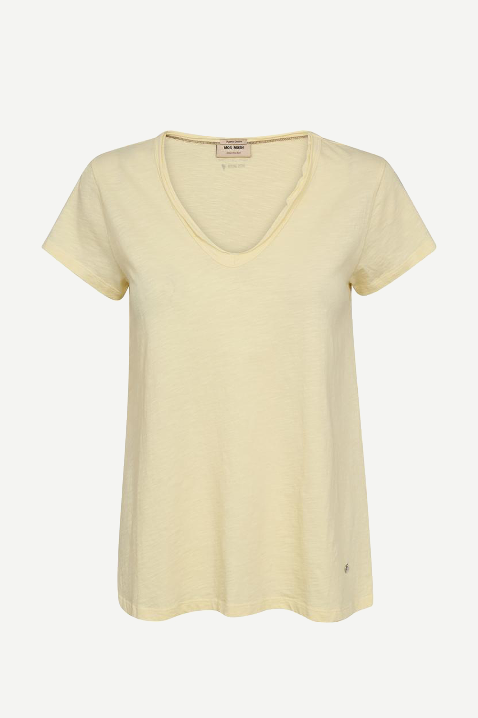 Mos Mosh Tulli V-neck Tee Ecru