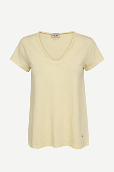 Mos Mosh Tulli V-neck Tee Ecru
