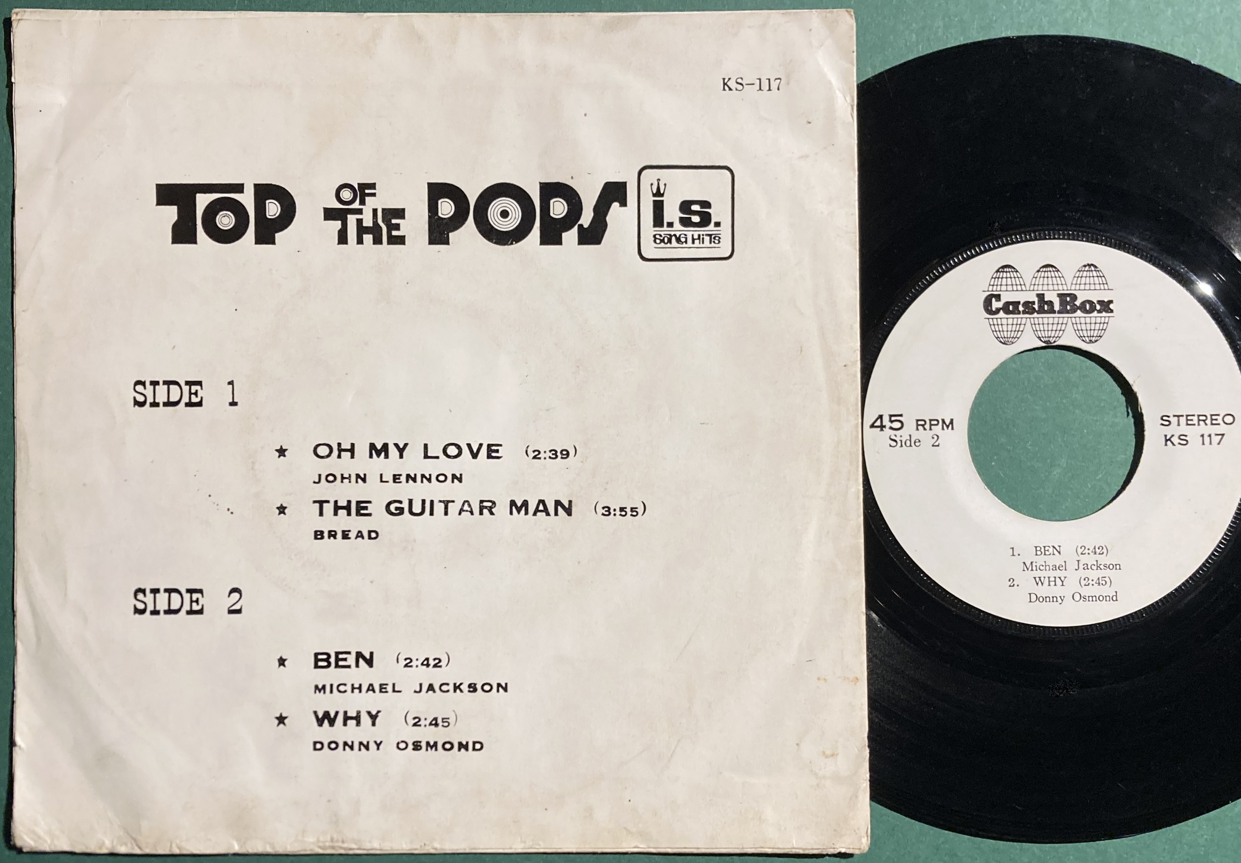 JOHN LENNON - Oh my love +3 EP Thailand 1970´s - 2