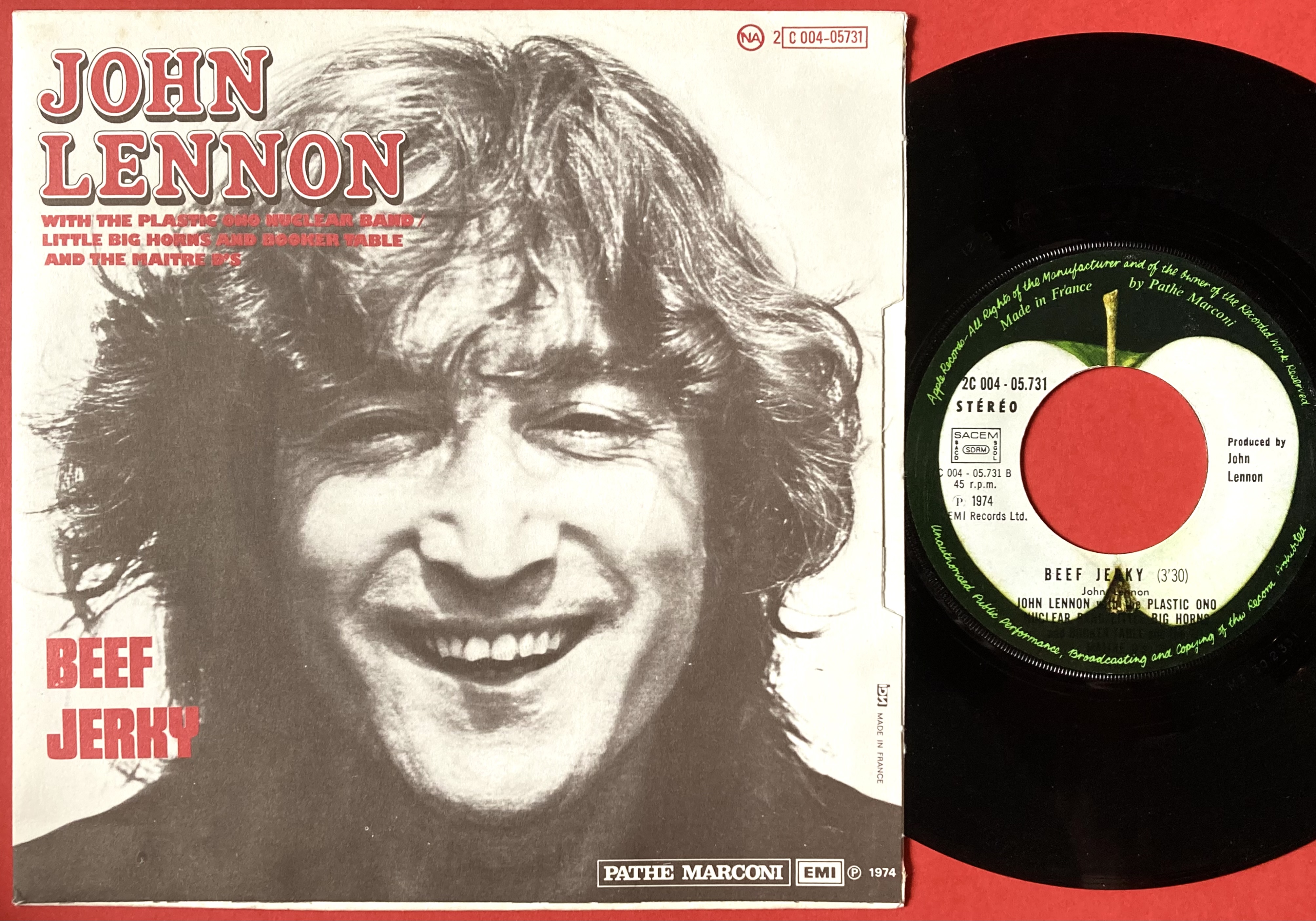 JOHN LENNON - Whatever get´s you thru the night 7" Fra 1974 - 2