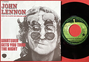 JOHN LENNON - Whatever get´s you thru the night 7" Fra 1974