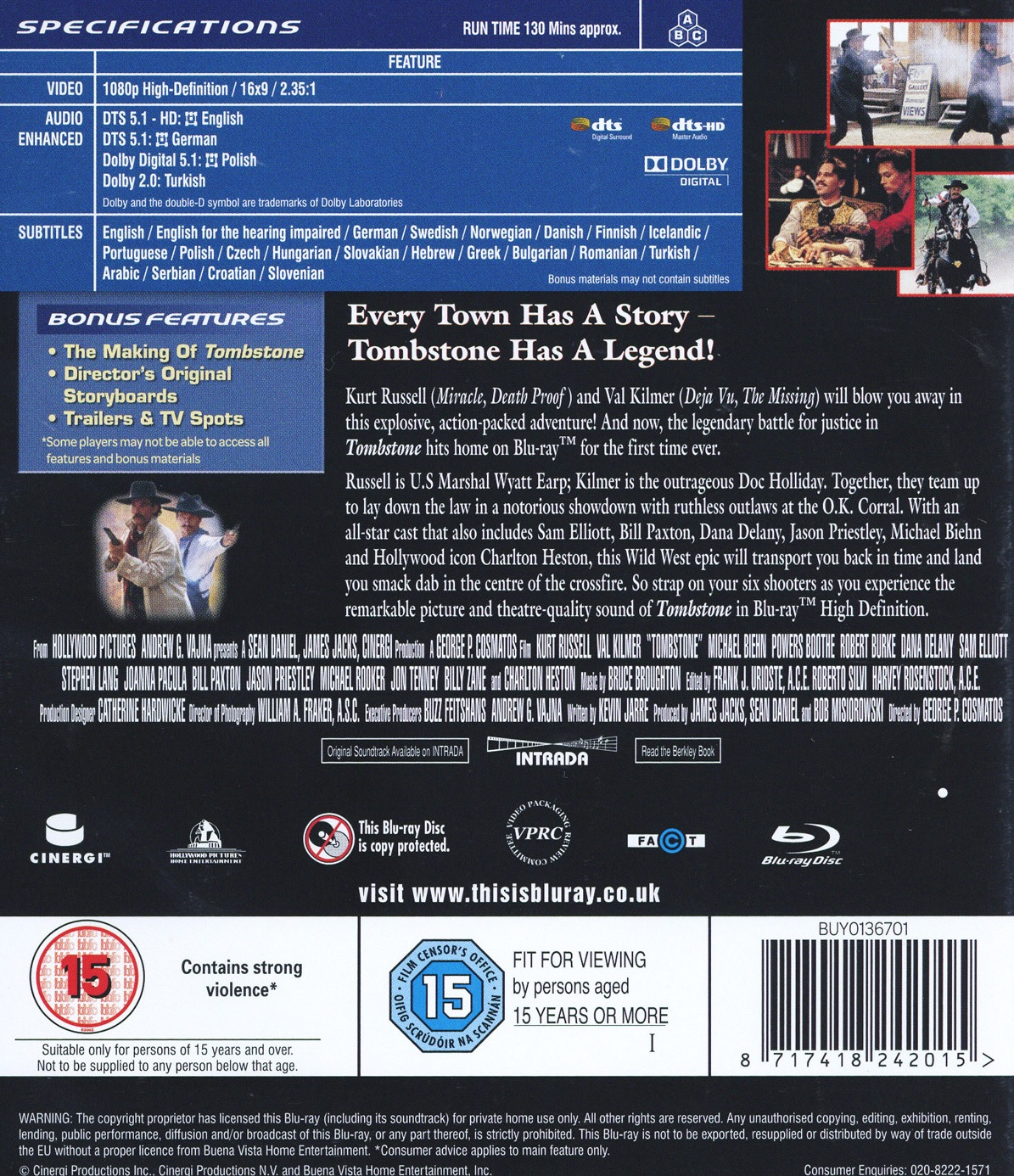 Tombstone (Blu-ray) - 2