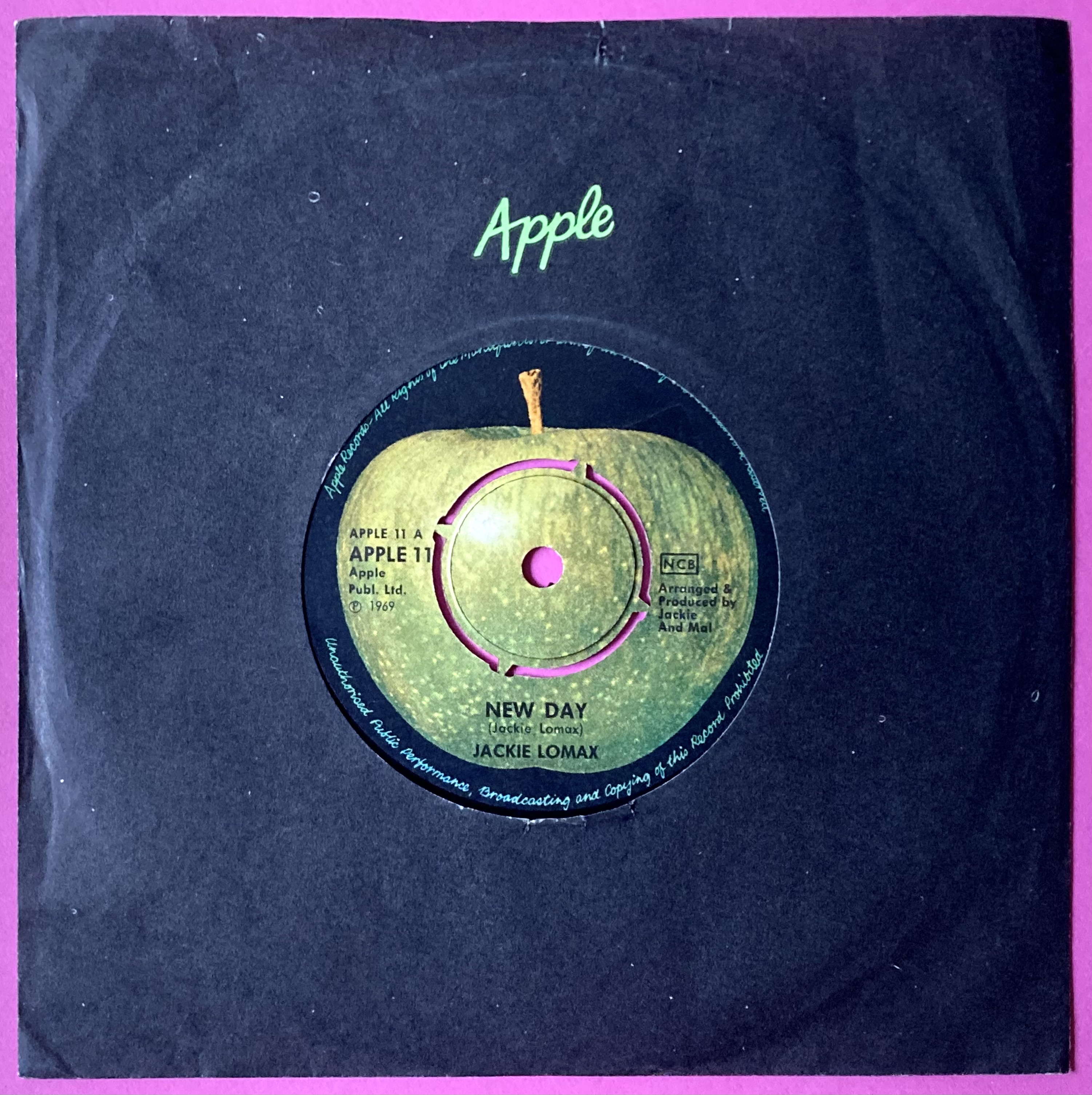 JACKIE LOMAX - New day Swe 7" 1969