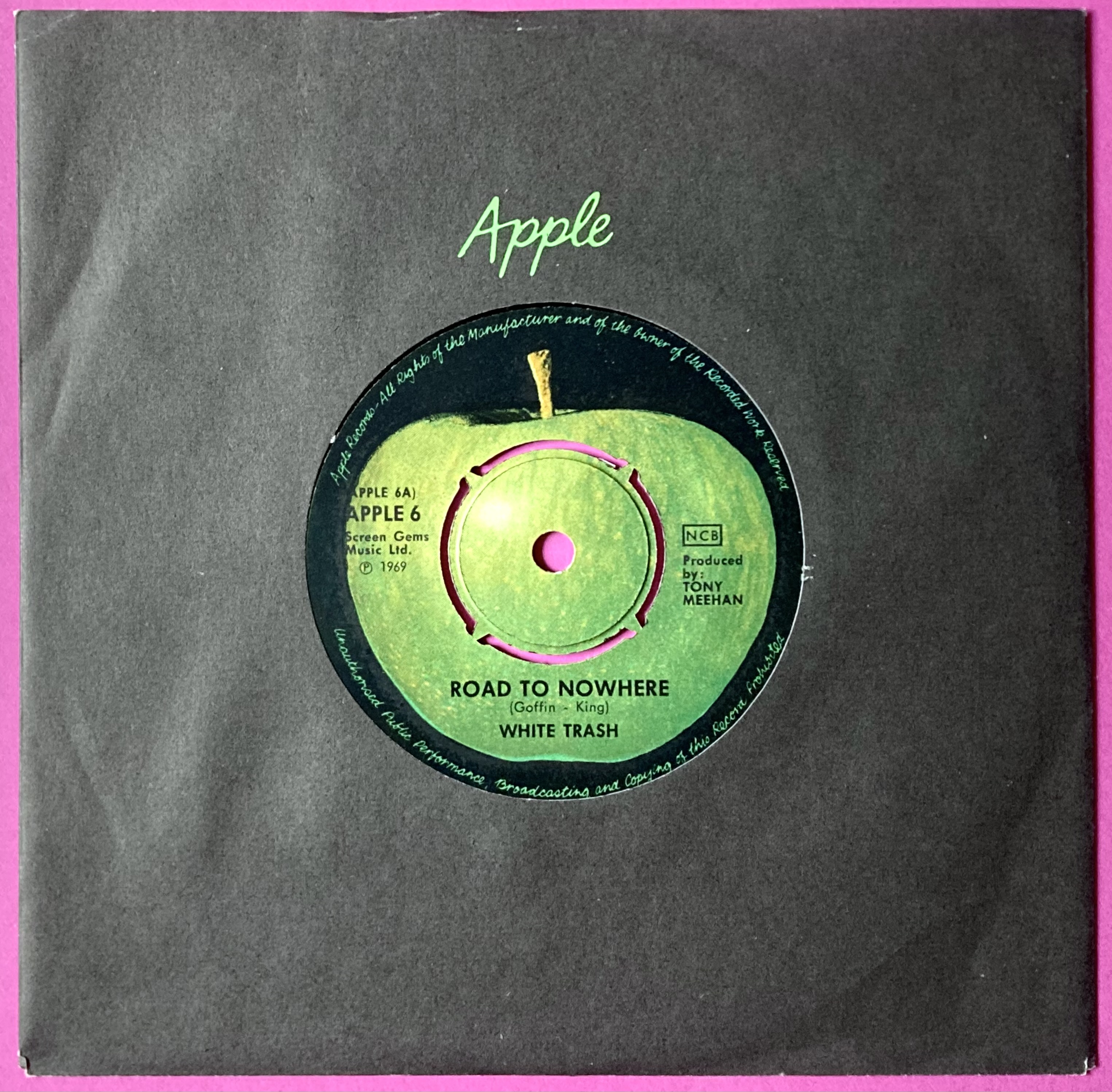 WHITE TRASH - Road to nowhere Swe 7" 1969