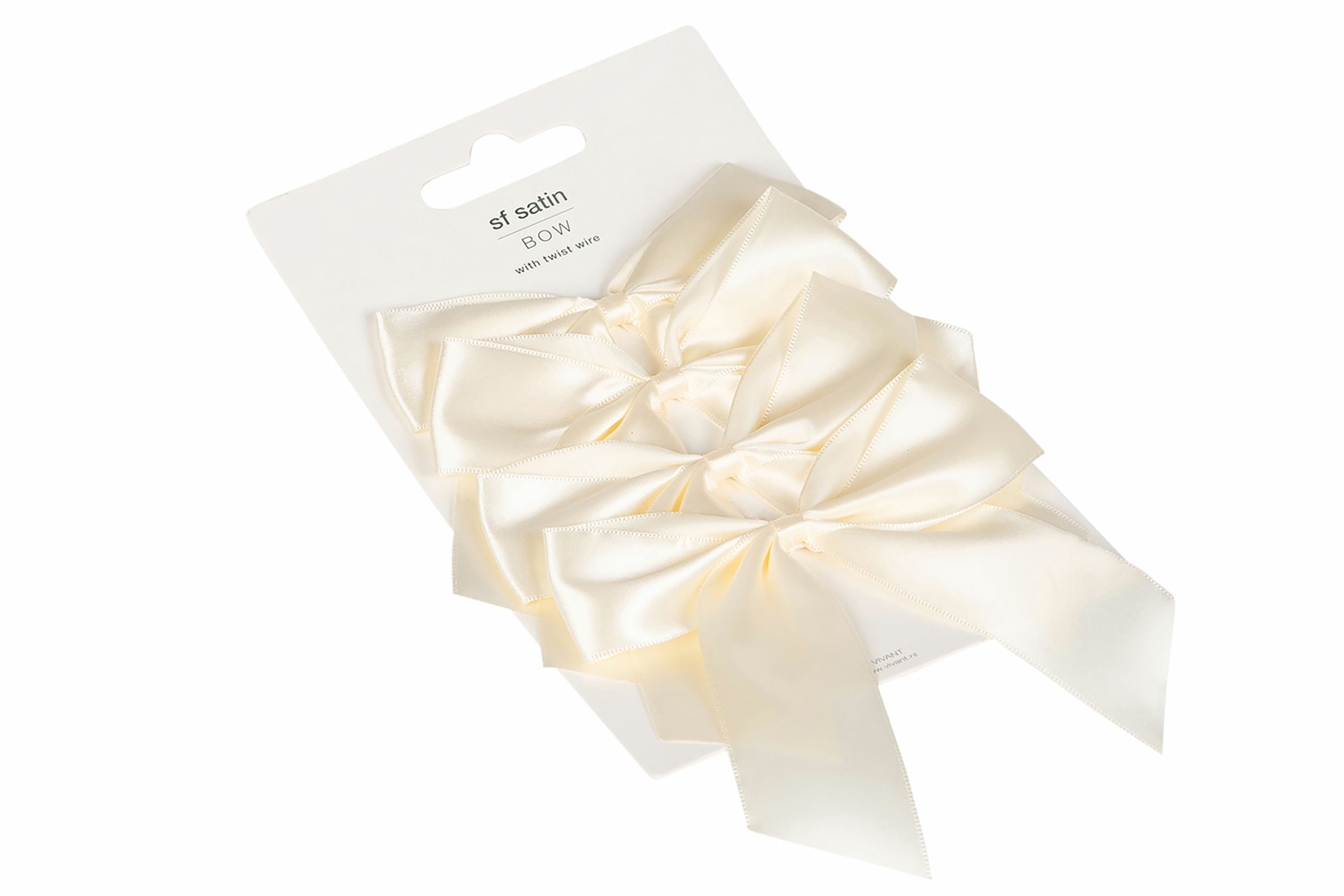Rosett Rosett Satin Creme - 12x10 cm - 4-pack - 3