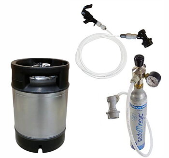 Draft Beer System with used 9 l Ball-Lock Keg