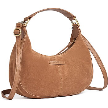 Depeche - Suede Crossbody Bag Tan