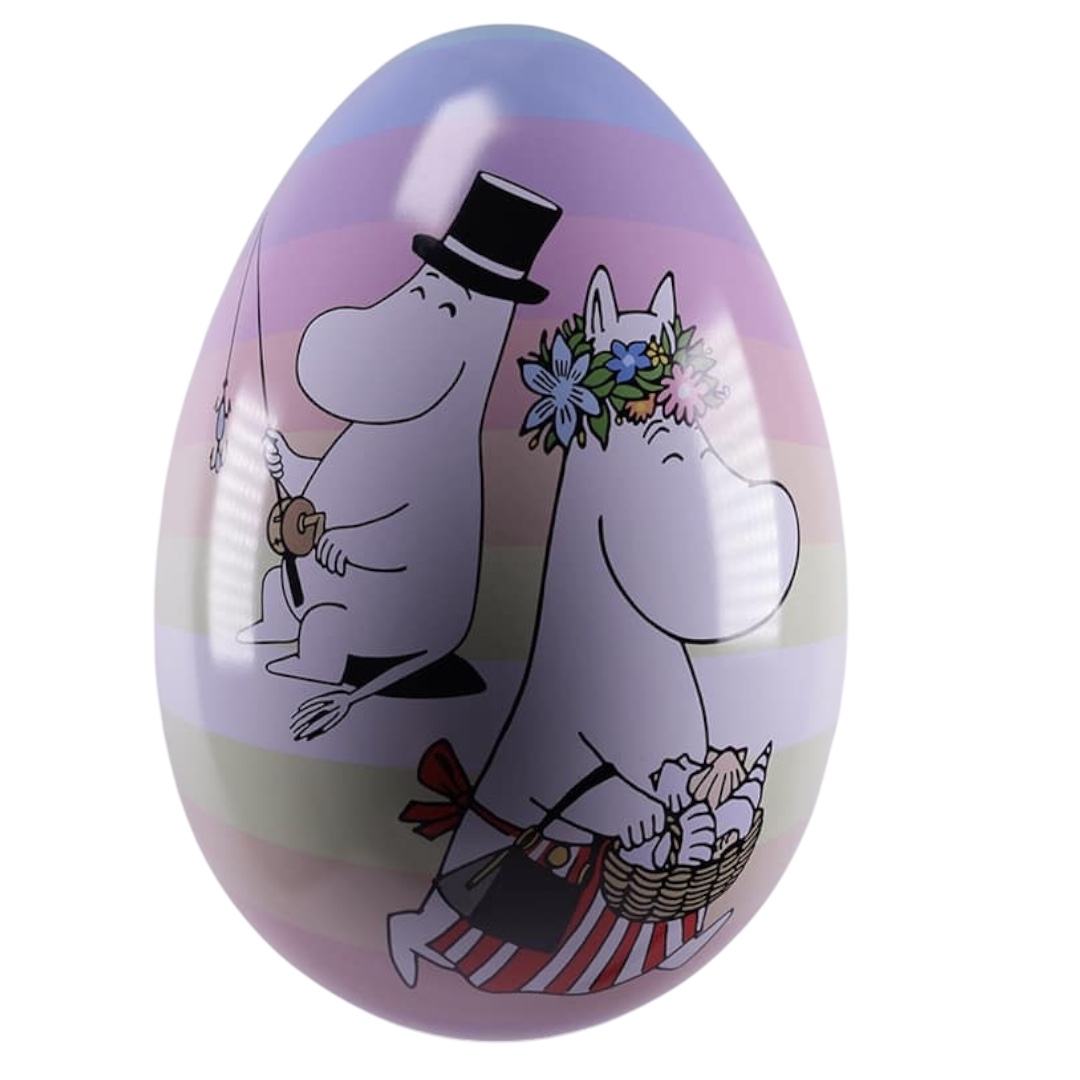 Moomin Tin Easter Egg 15 cm- Rainbow