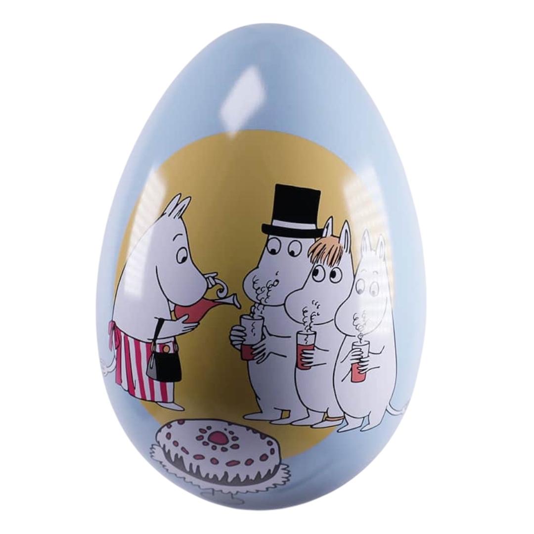 Mumin Påskägg i plåt 15 cm - Birthday