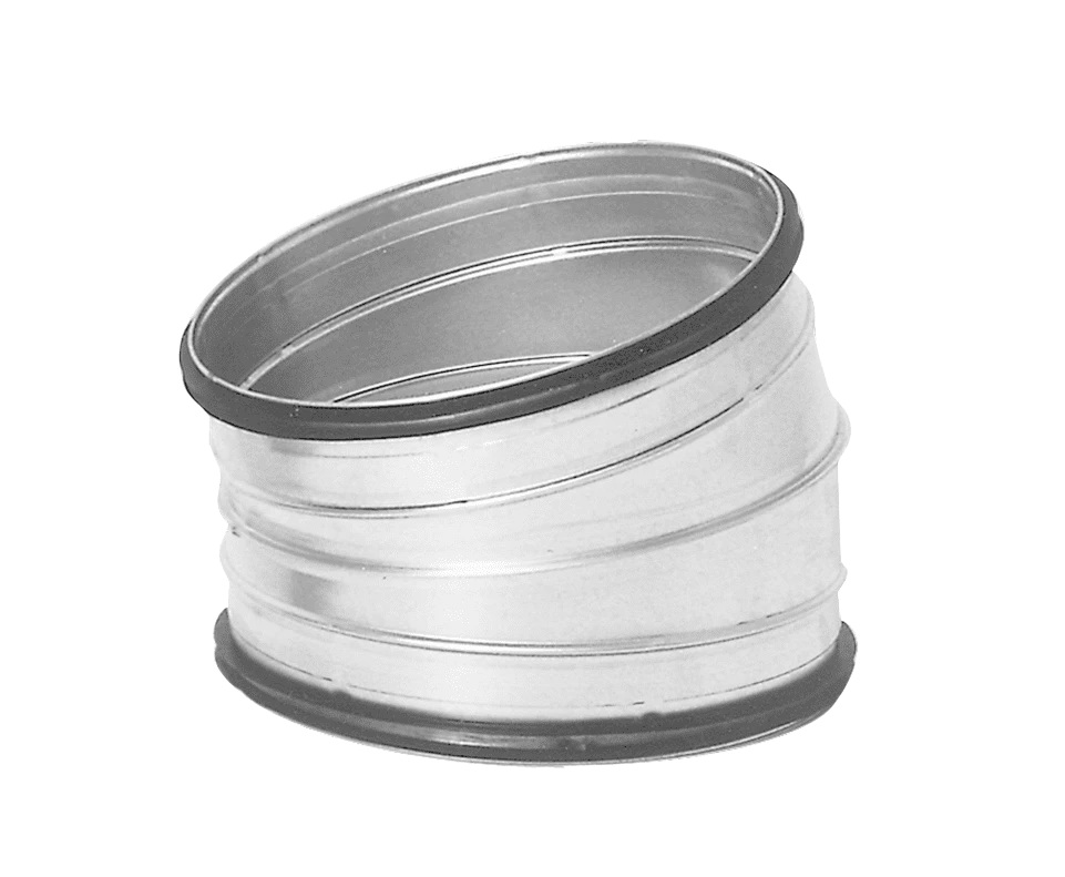BU Ventilationsböj 15° 100mm