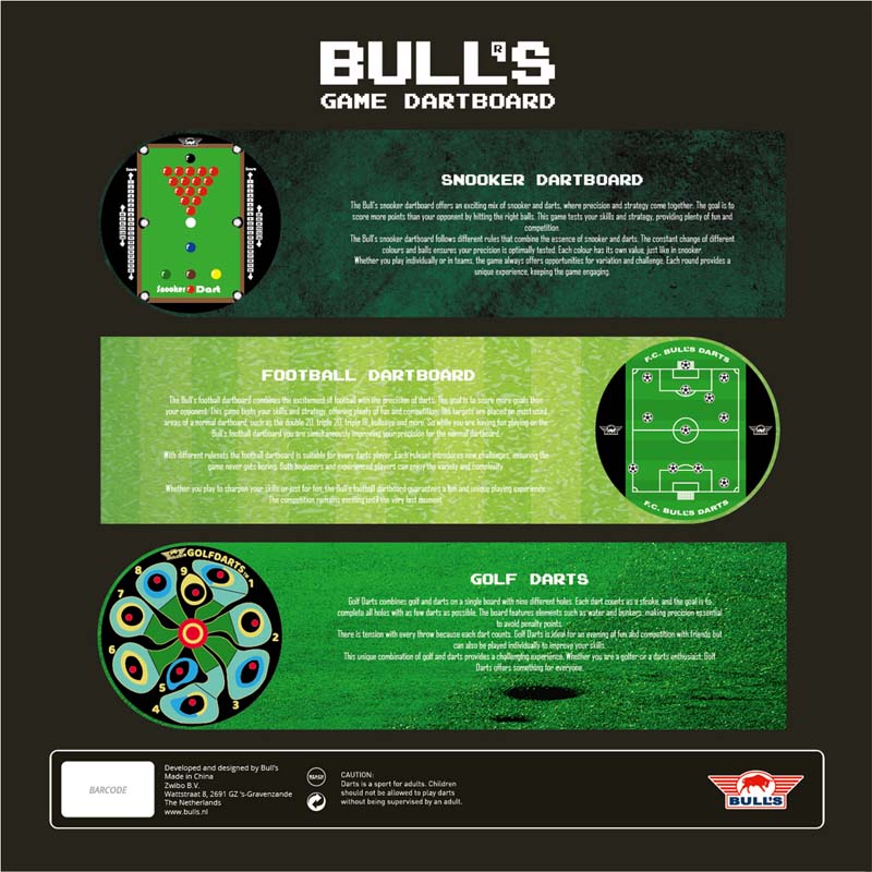 Bulls NL Darttavla Fotboll - 5
