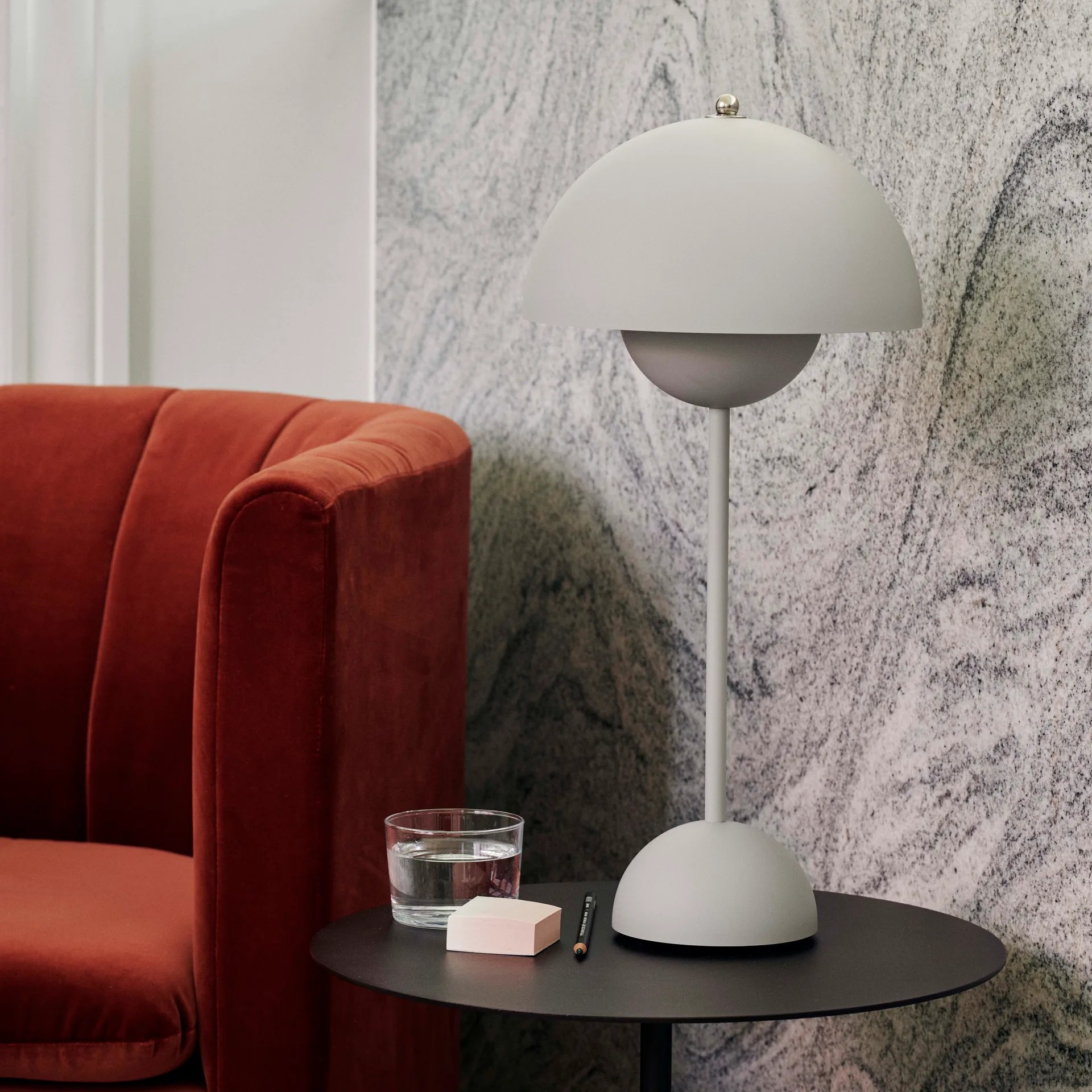 Flowerpot Table Lamp VP3 matt light grey - 5