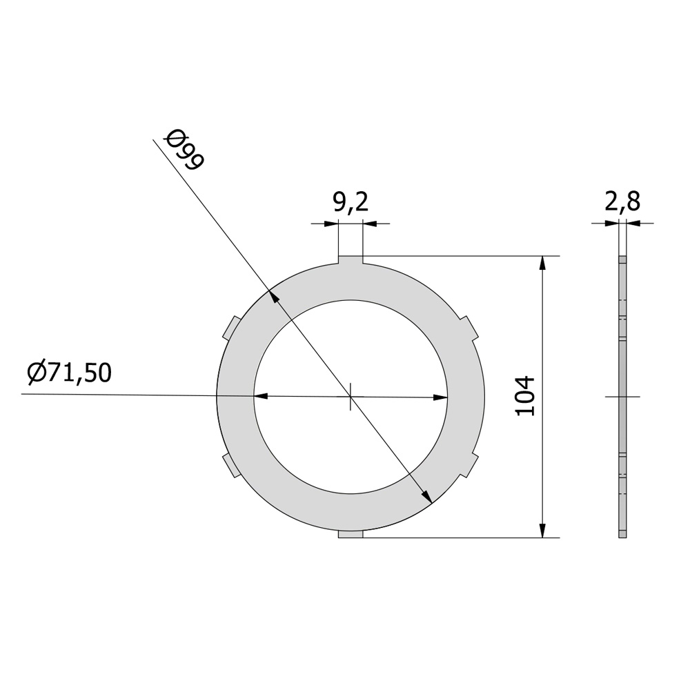 Lamellenbausatz für Zweirad Union - 2