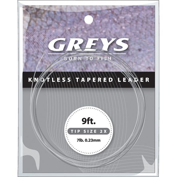 Greys Greylon Knotless Tapered 9' flugfisketafs 0.100 mm x 2.8 m