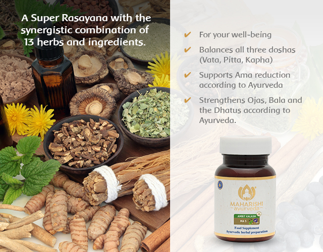 Amrit Kalash MA 5 tabletter 60 tab / 30 g Maharishi Ayurveda - 3
