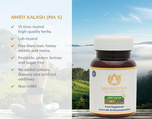 Amrit Kalash MA 5 tabletter 60 tab / 30 g Maharishi Ayurveda - 2