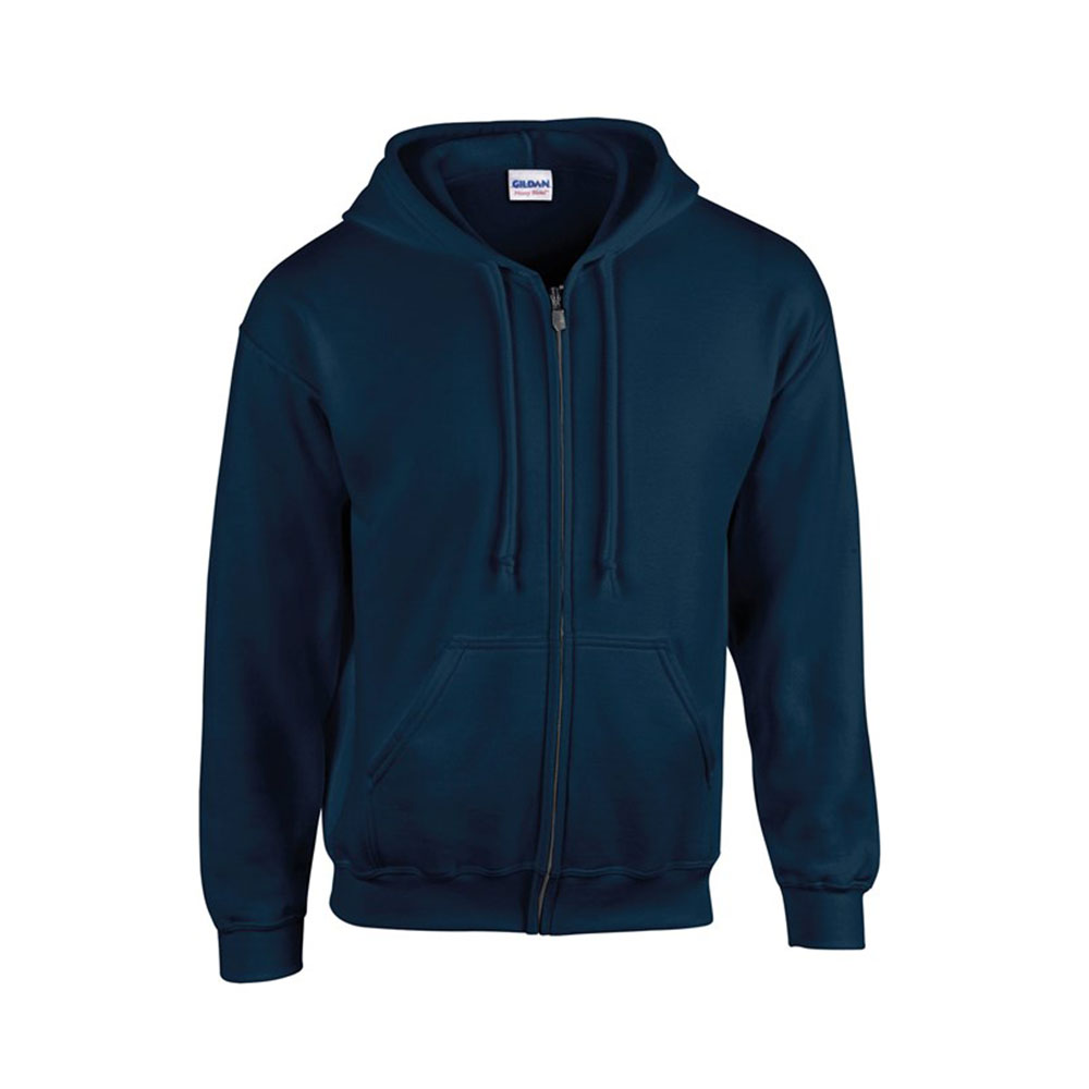 Munkjacka med huva, unisex - marinblå 