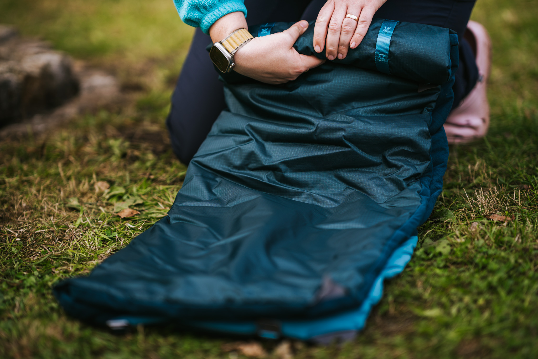 Non-Stop Dogwear Trekking Dog Bed Hundsäng - Dark Teal 