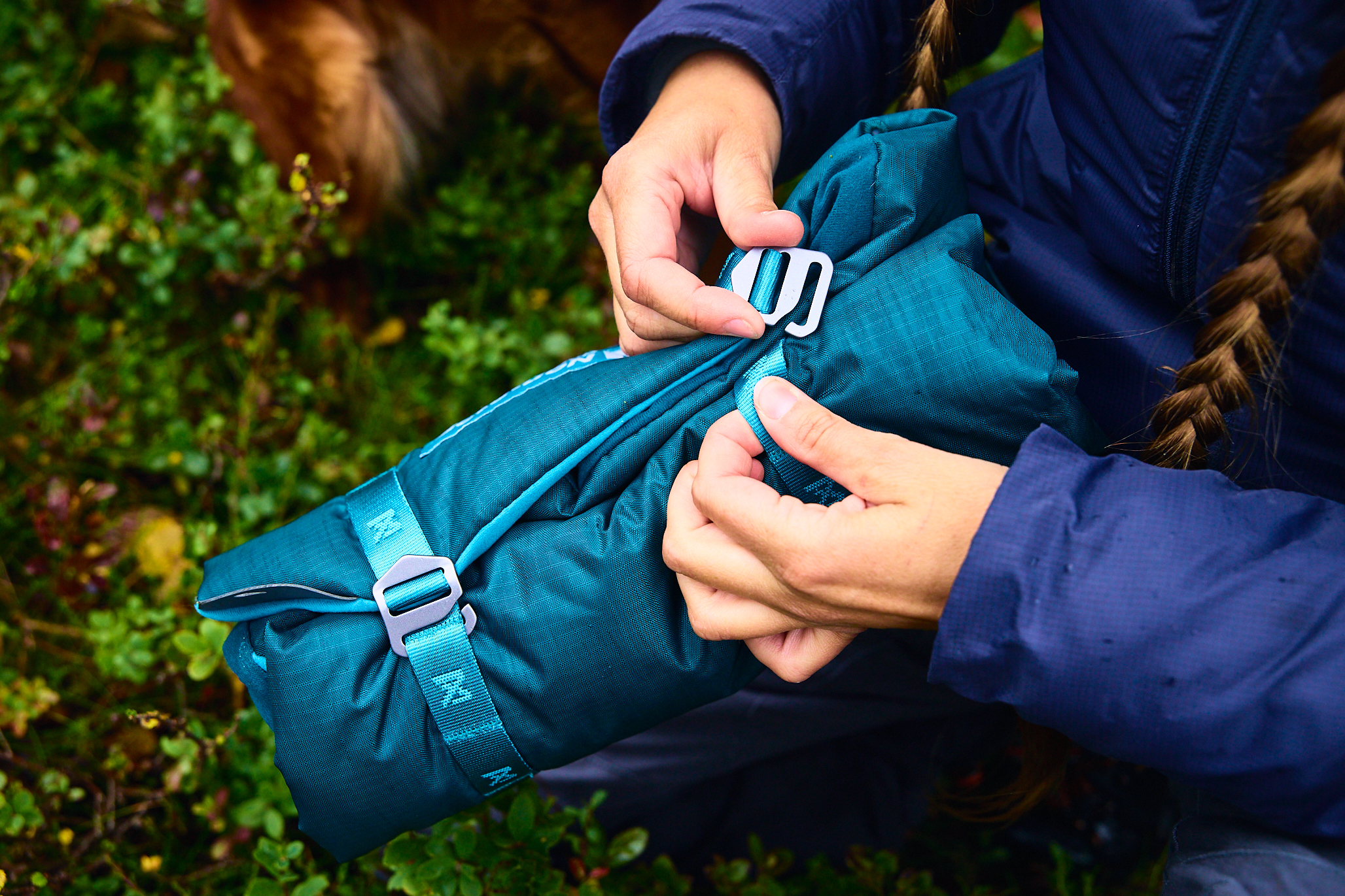Non-Stop Dogwear Trekking Dog Bed Hundsäng - Dark Teal 